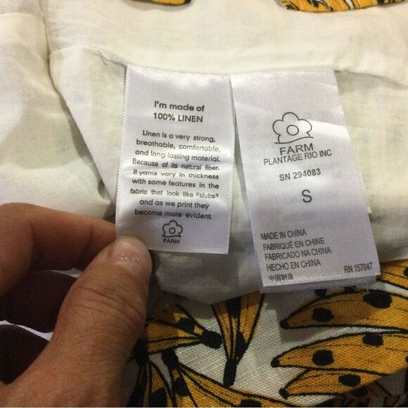 FARM RIO Spotted Bananas Cross-Back Mini Sress - Picture 10 of 11